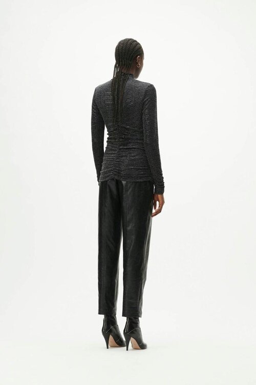 Lala Berlin Black lurex Top