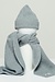 Le Bonnet Grey Scarf