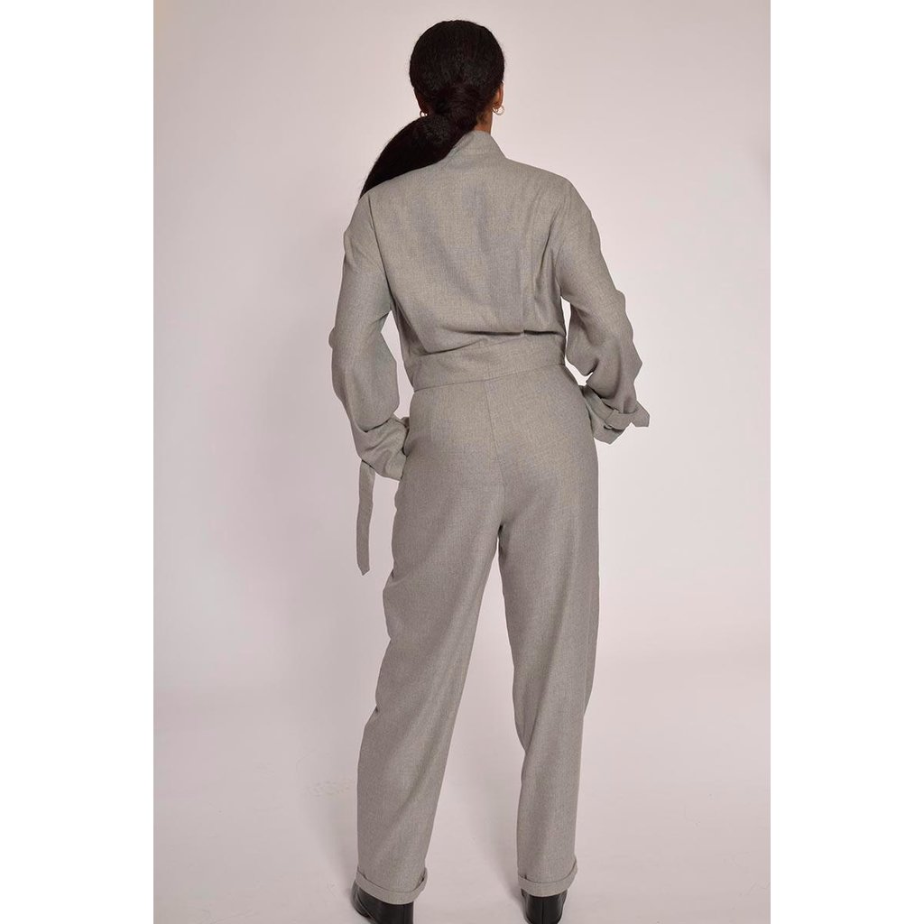 Chptr S Grey Jumpsuit Bold