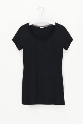 Oroblu Black Perfect Line Modal T-shirt k/m