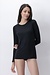 Oroblu Black Perfect Line Modal T-shirt r/h