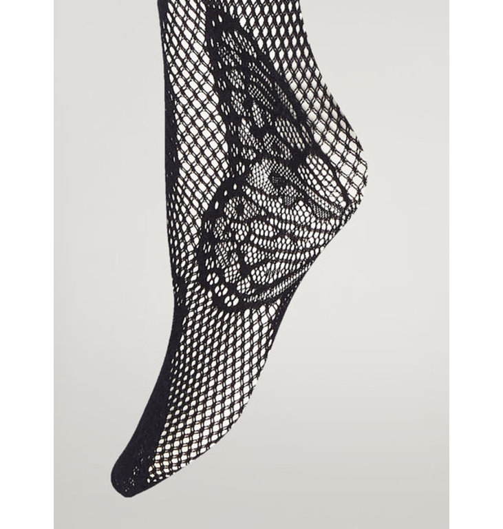 Wolford Wolford Black Butterfly Net Tights 19369