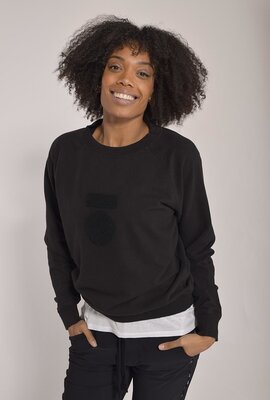 10Days Black THE CREW NECK SWEATER