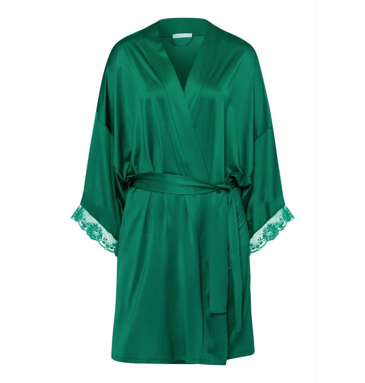Hanro Green Lovis Kimono