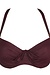 Prima Donna Bordeaux Dalyan Padded Balcony Top