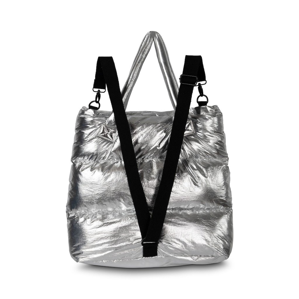 10Days Silver pillow tote bag 20-950-3201