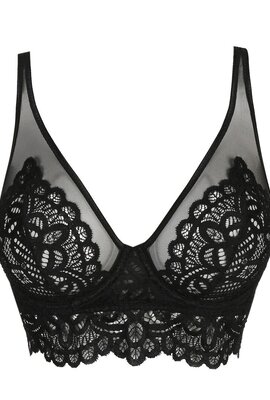 Prima Donna Black First Night Plunge BH Longline