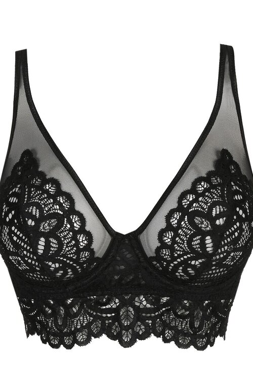 Prima Donna Black First Night Plunge BH Longline