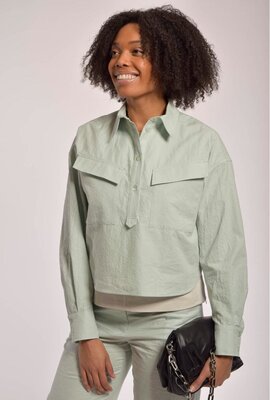 IRO Light Green Blouse