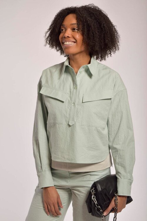 IRO Light Green Blouse