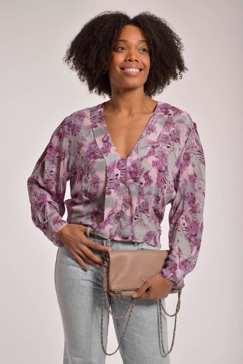 IRO Purple Match Blouse