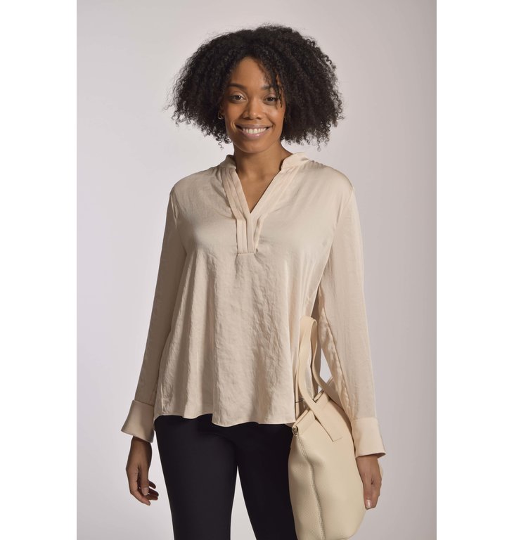 Marc Cain Marc Cain Off White Blouse UC5508-W08