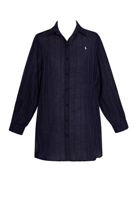 Polo Ralph Lauren Navy Boyfriend Shirt