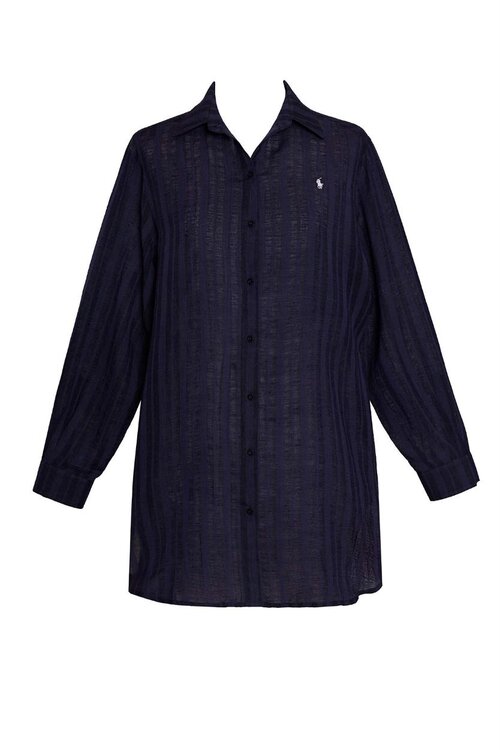 Polo Ralph Lauren Navy Boyfriend Shirt