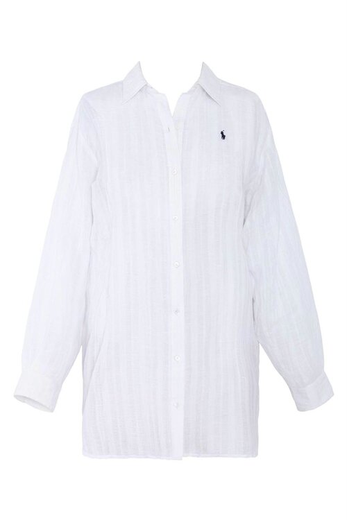 Polo Ralph Lauren White Boyfriend Shirt