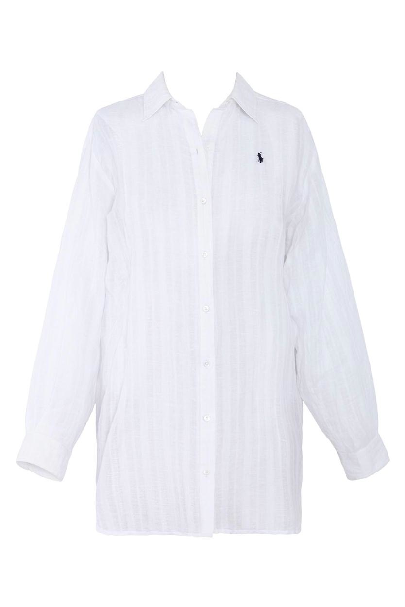 Polo Ralph Lauren Boyfriend Shirt Snelle verzending Van Dort Mode