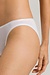 Hanro White Cotton Seamless Slip