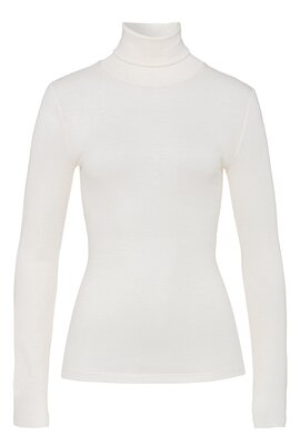 Hanro Woolen Silk shirt met kol