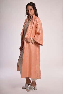 Forte_Forte Tangerine Cotton lurex Dustcoat