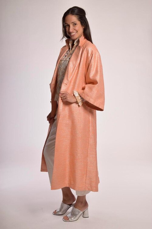 Forte_Forte Tangerine Cotton lurex Dustcoat