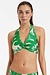 Jets Green Floreale D-DD Twist Front Top