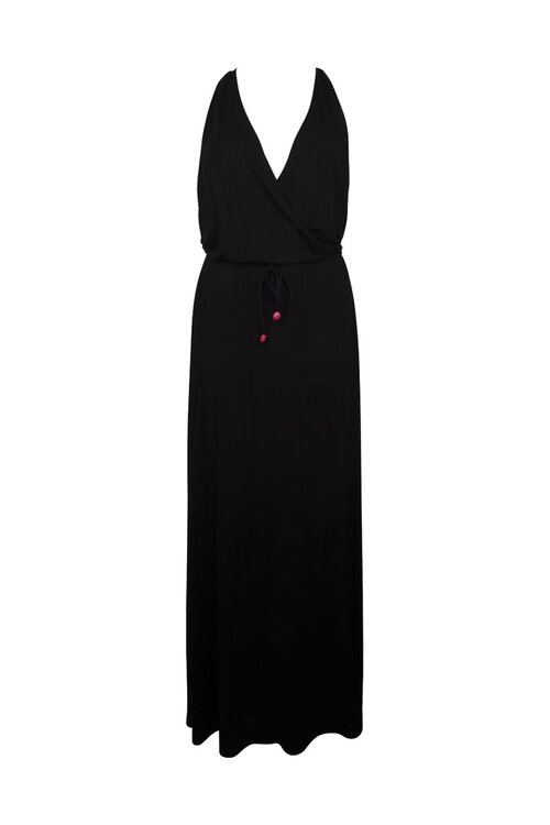 Antigel Black La Muse Boheme Long Dress