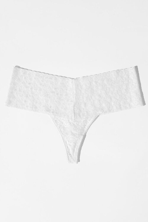 Lace Laboratory White Hig Waist String