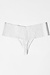 Lace Laboratory White Hig Waist String