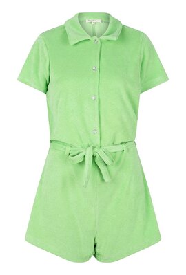 Love Stories Green Terry Jumpsuit