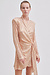 Second Female Ivory cream Shineon Wrap Dress