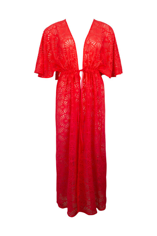 Antigel Coral La Muse Dentelle Kimono Long