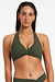 Jets Olive Jetset D-DD Twist Front Top