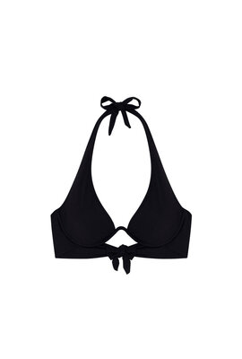 Pain de Sucre Noir Camelia 61 Bikini Top