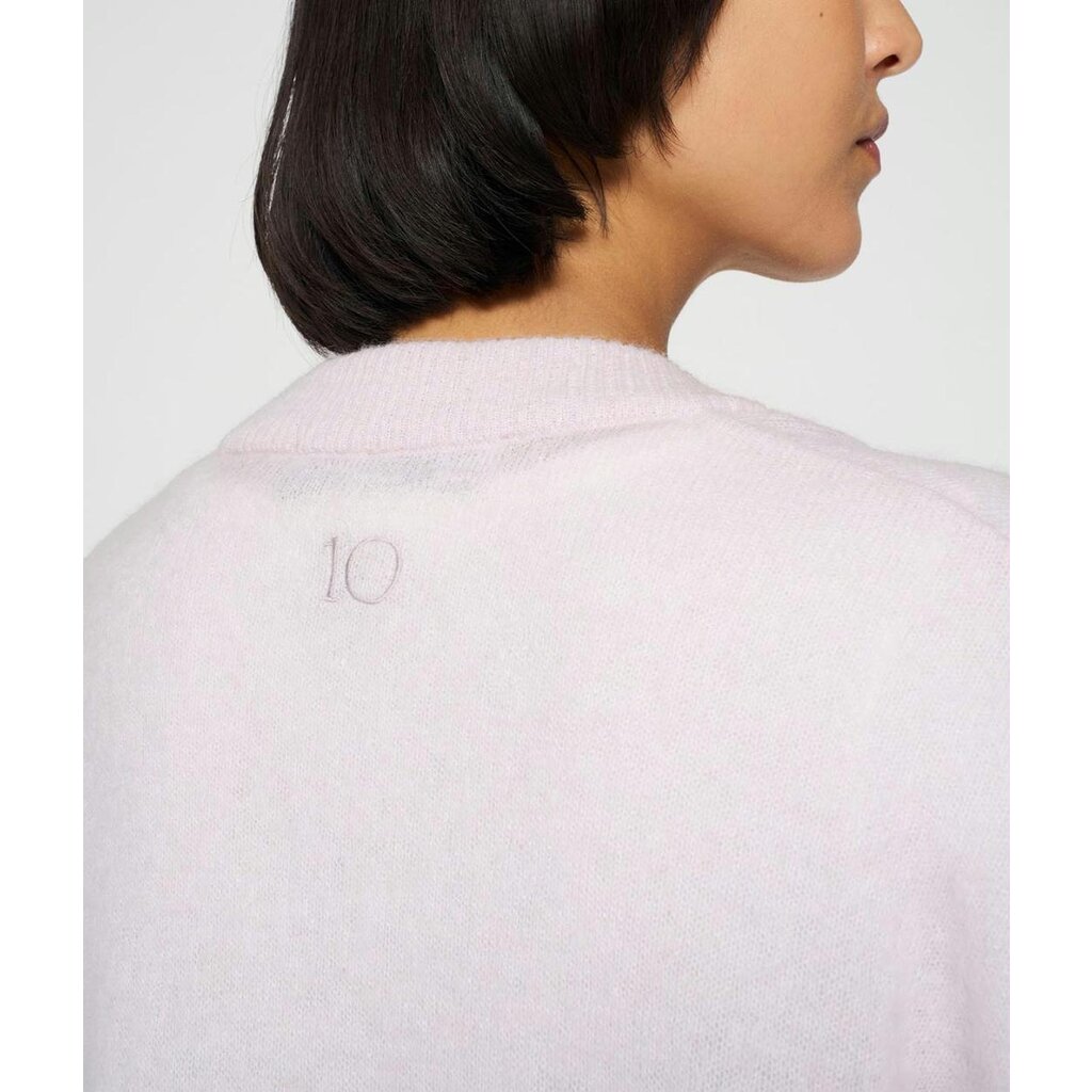 10Days Pale lilac thin bomber knit