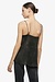 Anine Bing Black Belle Silk Camisole Tie-Dye