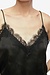 Anine Bing Black Belle Silk Camisole Tie-Dye