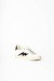 Zadig & Voltaire White La Flash Vintage Patent + Back