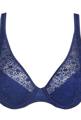 Prima Donna Royal blue Epirus Half Padded Plunge Bra