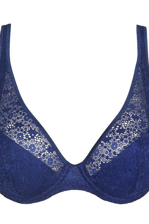 Prima Donna Royal blue Epirus Half Padded Plunge Bra