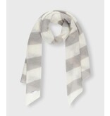 10Days Ecru/Cloudy scarf knit stripe
