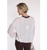 10Days White balloon sleeve blouse
