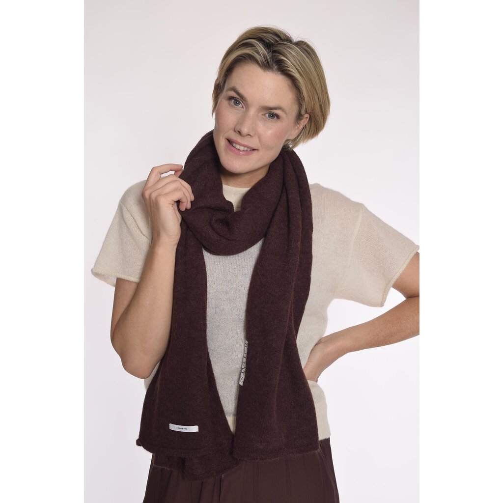 10Days Aubergine scarf knit