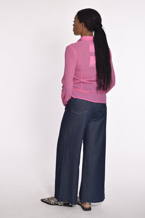 Ganni Cone flower Blouse Ruffle