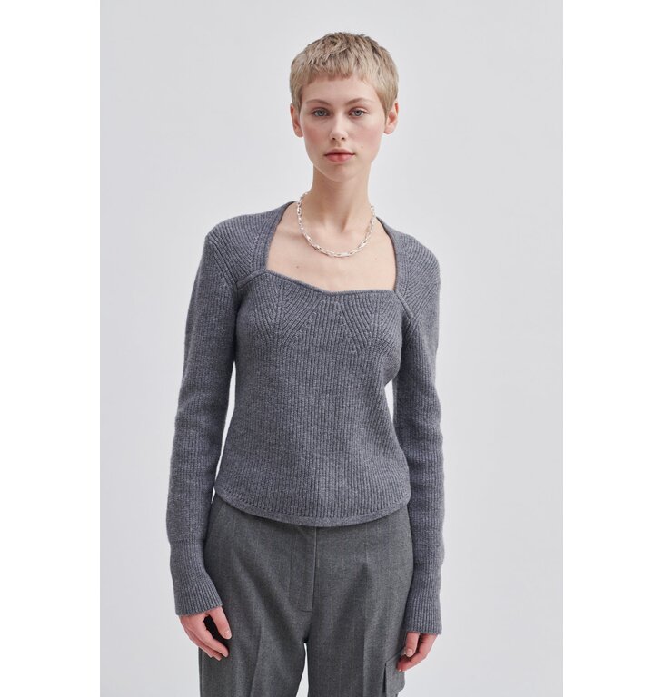 Second Female Grey Knit