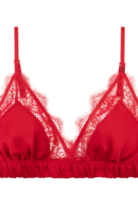 Love Stories Red Love Lace Bra