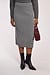 Max Mara Weekend Grey Gebreide Rok