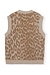 Ganni Leopard Gebreide Spencer Leopard