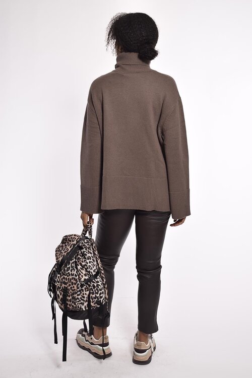 Ganni Leopard Leopard Rugzak