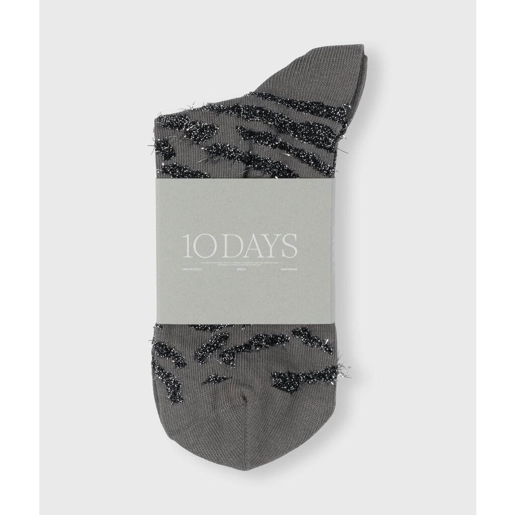 10Days Taupe socks zebra
