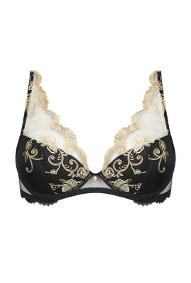 Lise Charmel Black/Beige Deesse en Glam Plunge BH